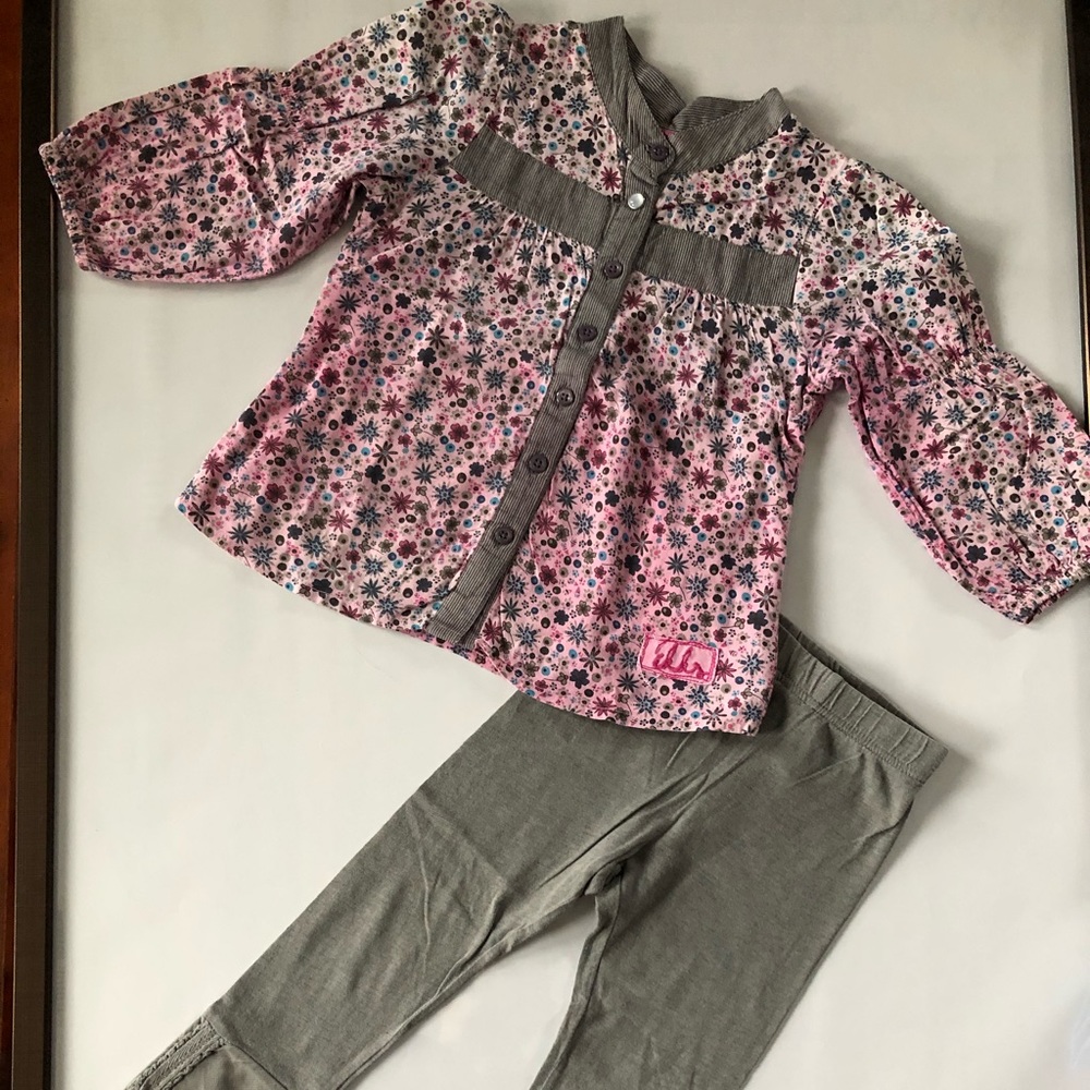 Set blouse and leggings